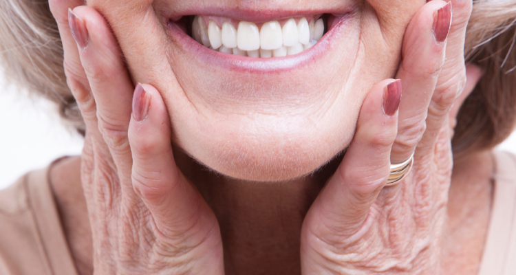 Mature woman with beautiful smile
